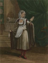 Gérard Scotin I (1643-1715) - 1714 Engraving, Fille de l'Argentière