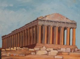 A. Mpiako - Contemporary Acrylic, The Parthenon