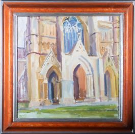 Pamela Chard (1926-2003) - 20th Century Oil, Cathedral View