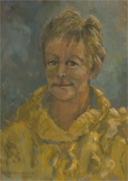 Barbara Doyle (b.1917) - 2001 Oil, Lady in Yellow