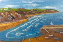 T.E. Grimshaw - Mid 20th Century Oil, Gorran Hayle, Cornwall