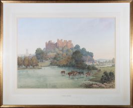 John Weston Gough (1929-2019) - Contemporary Watercolour, Ludlow Castle