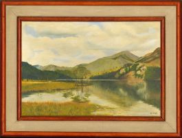 N.K. Day - 1983 Oil, Lake In The Foothills