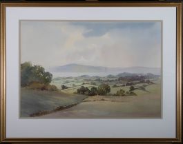 1975 Watercolour - Fields