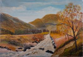 C. Edmonds - 20th Century Oil, Autumnal Landscape