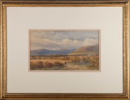 A.S. - Mid 19th Century Watercolour, In the Valley