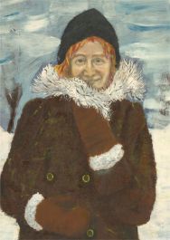 Mid 20th Century Oil - Snow Day