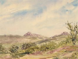Sylvia E. Churchward-Wade - Contemporary Watercolour, Landscape View IIII