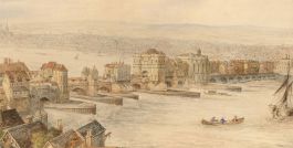 J. Taylor - Signed Early 20th Century Watercolour, Old London Bridge