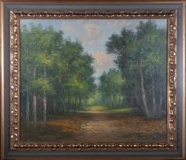 Mid 20th Century Oil - Summer In The Woods