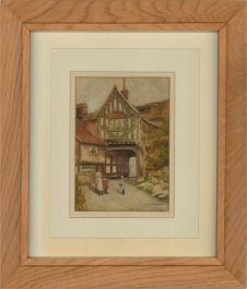 Early 20th Century Watercolour - St John's Hospital, Canterbury