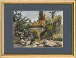 Diana M. Perowne (1934-2020) - 20th Century Watercolour, Dart Meet, Badgers Holt