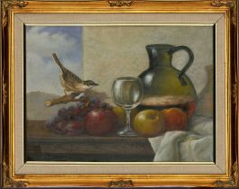 Patrick Knight (1919-2014) - Contemporary Oil, Sparrow And The Bounty