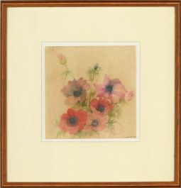 Julia Ash - 1982 Watercolour, Wild Poppies