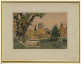 Edward Darby (1928-2009) - Signed 1982 Watercolour, Woodbastwick