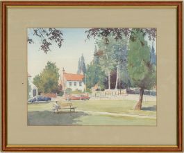 Eileen Bainbridge - Contemporary Watercolour, Village Square