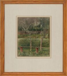 M. Celia Rushden - 1987 Watercolour, Bampton Park