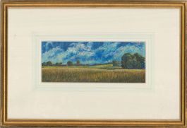 Leaper  - 20th Century Gouache, Dowlish Wake