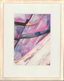 Janet Coles  - qx094 Watercolour, Boat VII
