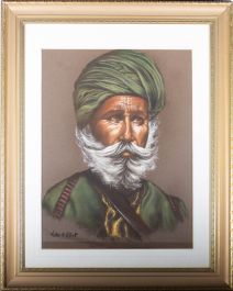 Walter A. Elloitt - Contemporary Pastel, The Warrior