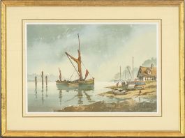 J. Moia - Contemporary Watercolour, Harbour