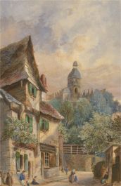 Late 19th Century Watercolour - Fougeres