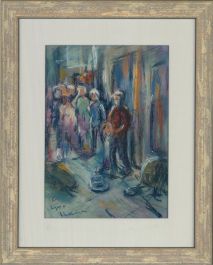 Lynne Herkmen - Contemporary Pastel, Busker in York