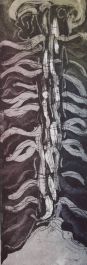 Amelia Firth - 2012 Etching, Hardraw Force Waterfall