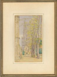 Sidney Mary Duigan (1860-1954) - Early 20th Century Watercolour, Ely in Spring