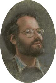 Bohuslav Barlow (b.1947) - Mid 20th Century Pastel, The Professor