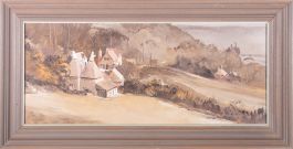 Harley Crosley  - 20th Century Oil, Oast Houses