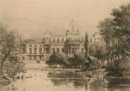 Axel Herman Haig RE (1835-1921) - 1901 Etching, Buckingham Palace