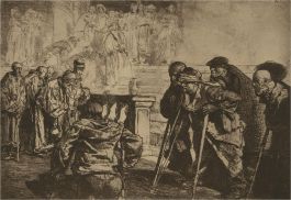 After Sir Frank Brangwyn RA (1867-1956) - 1932 Photogravure, Feast of Lazarus