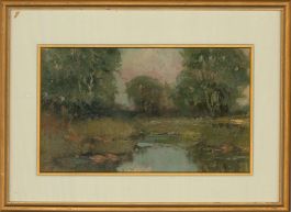 Attrib.   Arthur Stewart Mackay (1909-1998) ROI - Mid 20th Century Oil, Parkland