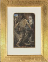 Robert Anning Bell (1863-1933) - Early 20thC Watercolour, The Confrontation