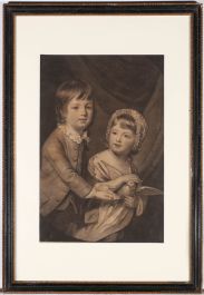 Valentine Green after Catherine Read - 1768 Mezzotint, Lord Newbattle & Lady Kar