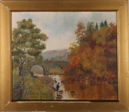 J. Elliot - Late 19th Century Oil, The Well Dressed Fisherman
