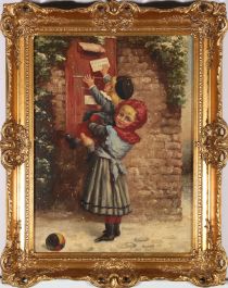 Charles Hunter  - Mid 20th Century Oil, Dear Uncle Jack