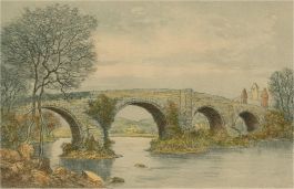 Claude Rowbotham (1864-1949) - Signed Aquatint, The Old Bridge