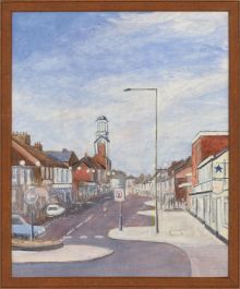 Mid 20th Century Watercolour - The Quiet Town