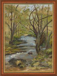 M. Holland - Signed and dated 2006 Oil, River Rawthey, Cumbria
