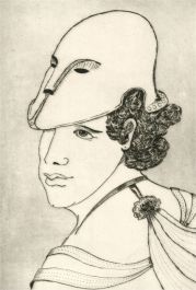 Terry Buchanan (b.1938) - 1997 Etching, Oedipus
