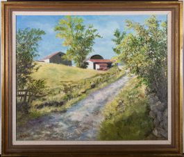 Addis - 20th Century Acrylic, Lane To The Farm
