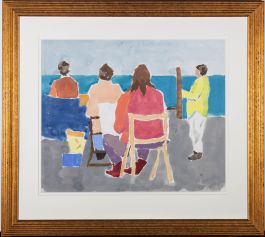 Attrib. Claire Ritson (1906-2005) - 20th Century Gouache, The Art Room