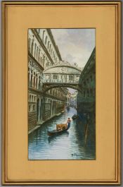 A. Boldenim - Signed Mid 20th Century Watercolour, Bridge of Sighs