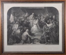 John Robinson (1796-1871) after Selous - 1868 Engraving, The Surrender Of Calais