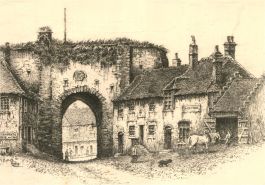 R.B.E Woodhouse - Early 20th Century Etching, The Landgate, Rye