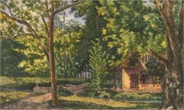 C.H.M.S - 1865 Watercolour, Petit Trianon, Versailles