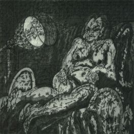 Peter Curran (1948-2006) - Contemporary Etching, Life Class Nude