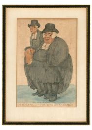 Robert Dighton (1752-1814) - 1812 Etching, A Master Parson & His Journeyman